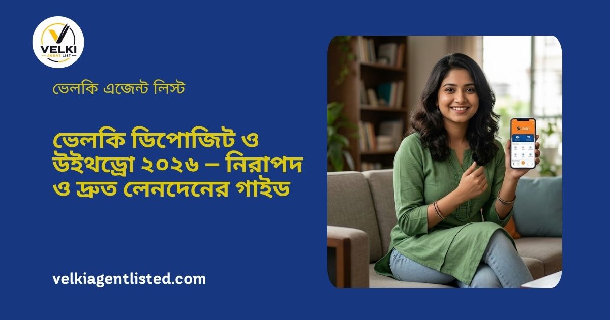 ভেলকি ডিপোজিট ও উইথড্রো ২০২৬